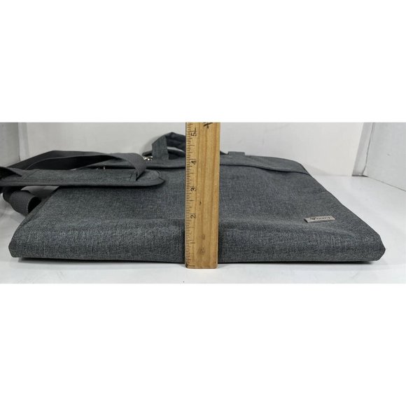 Voova Gray Padded Notebook Sleeve Bag with Strap - Picture 11 of 12